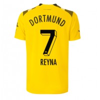 Fotbalové Dres Borussia Dortmund Giovanni Reyna #7 Alternativní 2022-23 Krátký Rukáv
